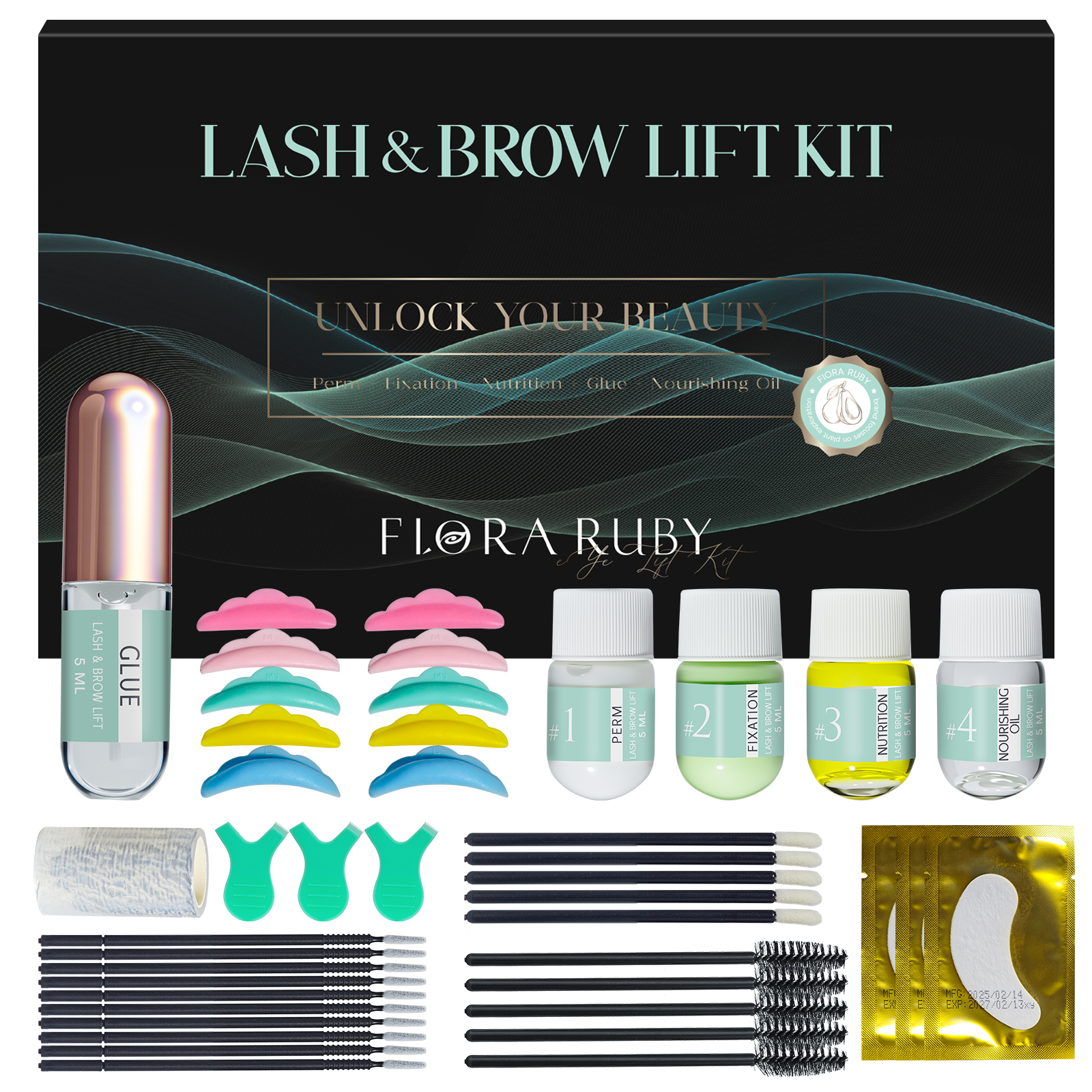 Eyelash Extension Full Set - Lash Lift Kit,Eyelash Perm Kit,Lash Lift