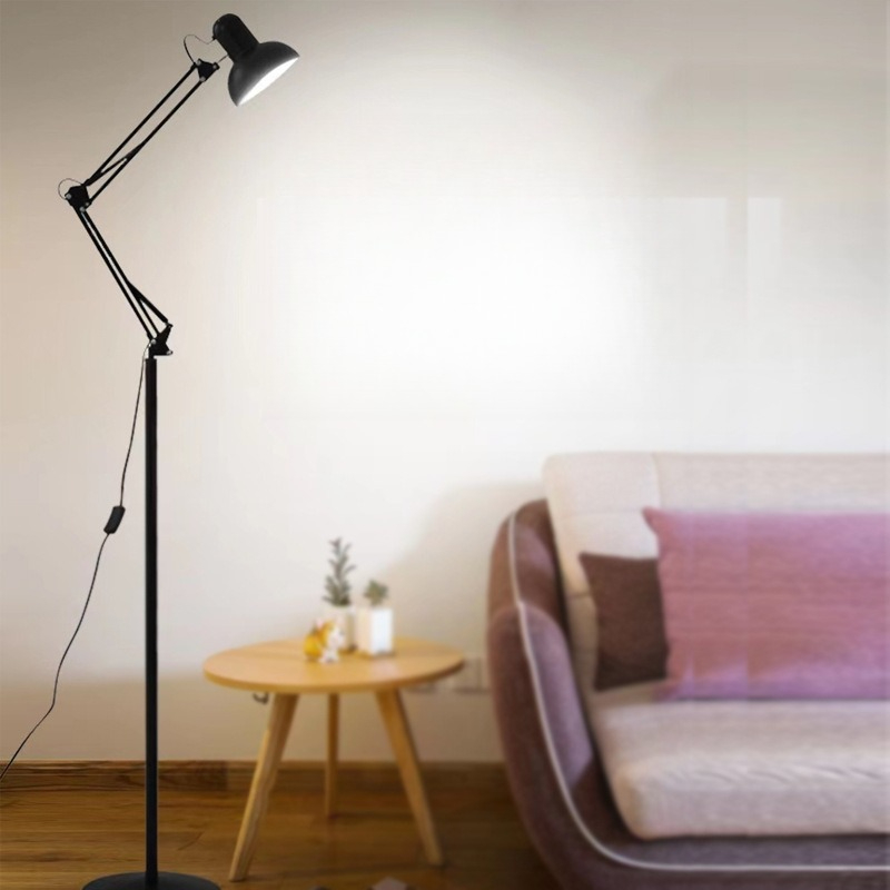 Eyelash Extension Led - Folding Long Arm Floor Lamp Multi-angle