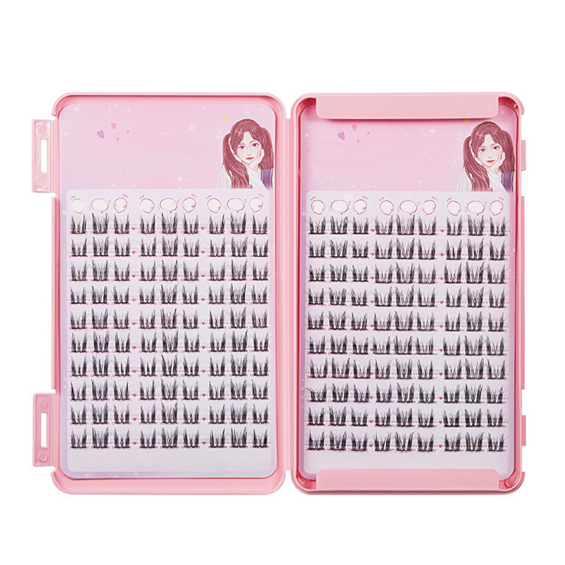 Eyelash Extension Volume Cat Eye - Thick False Eyelashes Enlarge Eyes Layers