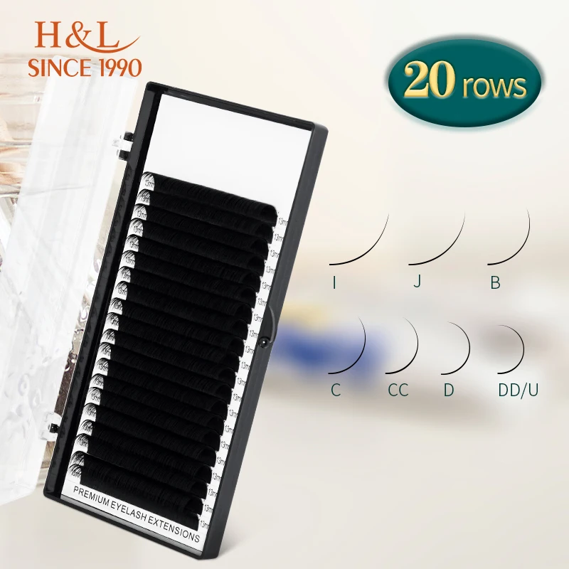 Eyelash Extension Wet Look - H&L SINCE 1990 20Rows Individual Eyelash
