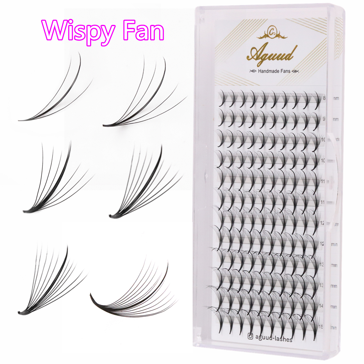 AGUUD Pointy Base Wispy Premad – Eyelash Extension Hybrid Bewertung und Preis