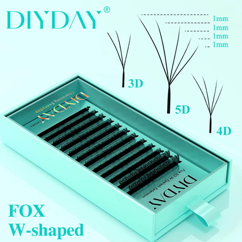 DIYDAY Foxy W-Shaped 3D 4D 5D  – Eyelash Extension Volume Cat Eye Bewertung und Preis