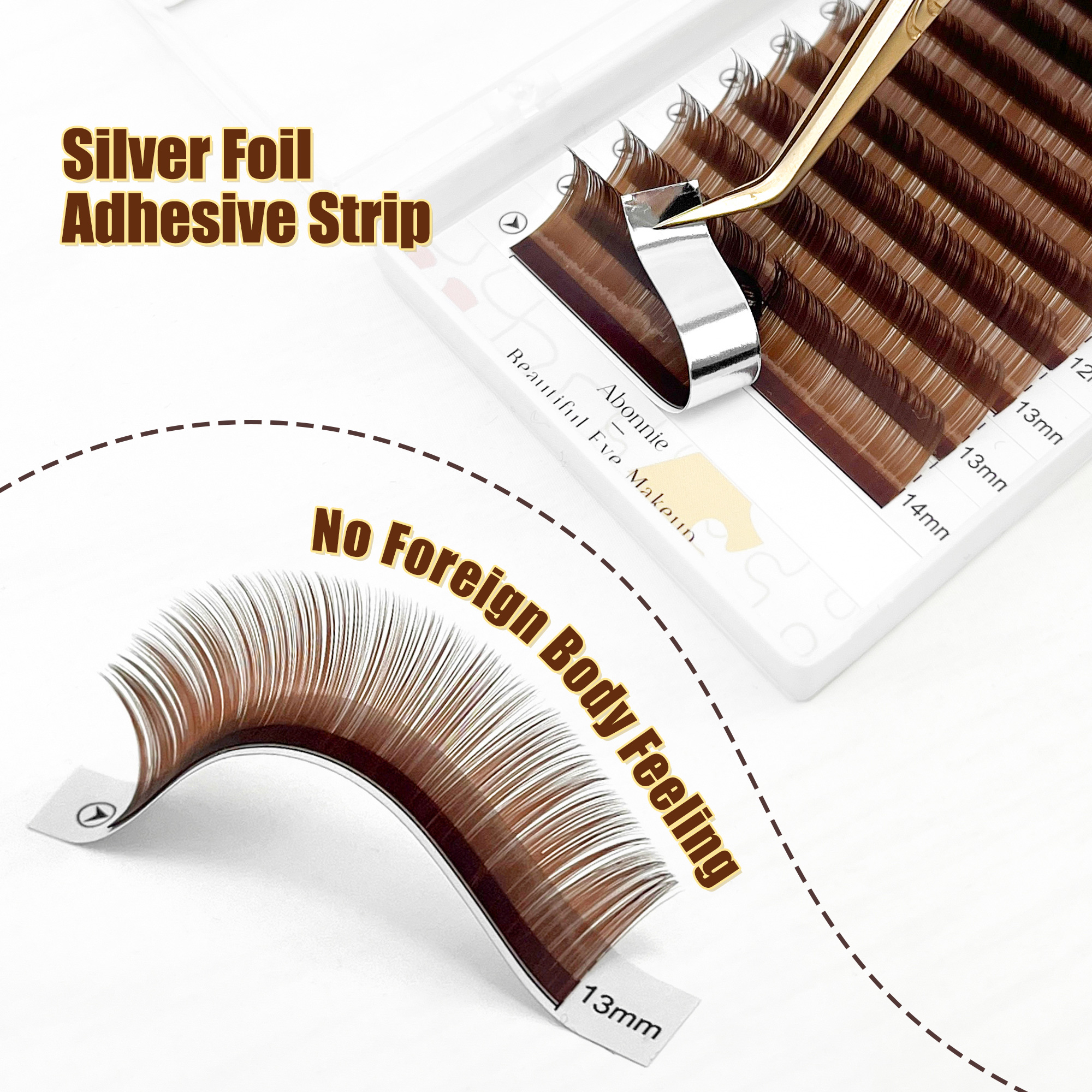Abonnie Brown Individual Eyela – Eyelash Extension Wet Look Bewertung und Preis