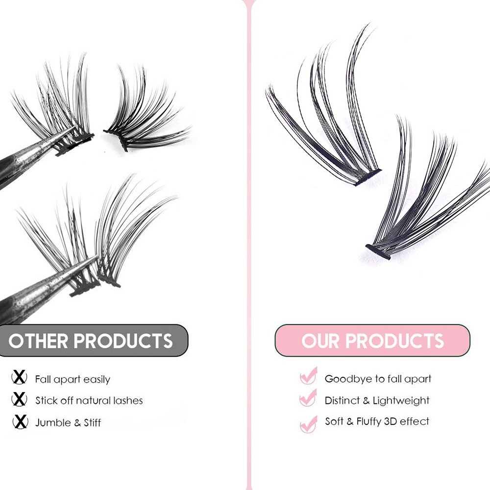 8-16mm Length False Eyelashes  – Eyelash Extension Look Bewertung und Preis