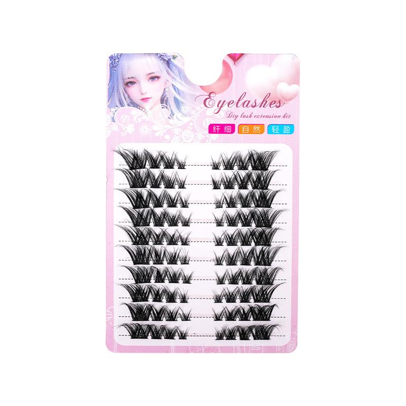 80 Single Clusters Skew Flying – Eyelash Extension Hybrid Bewertung und Preis