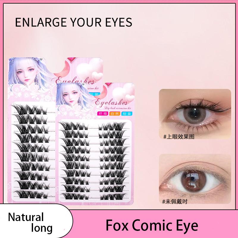 80 Single Clusters Skew Flying – Eyelash Extension Hybrid Bewertung und Preis