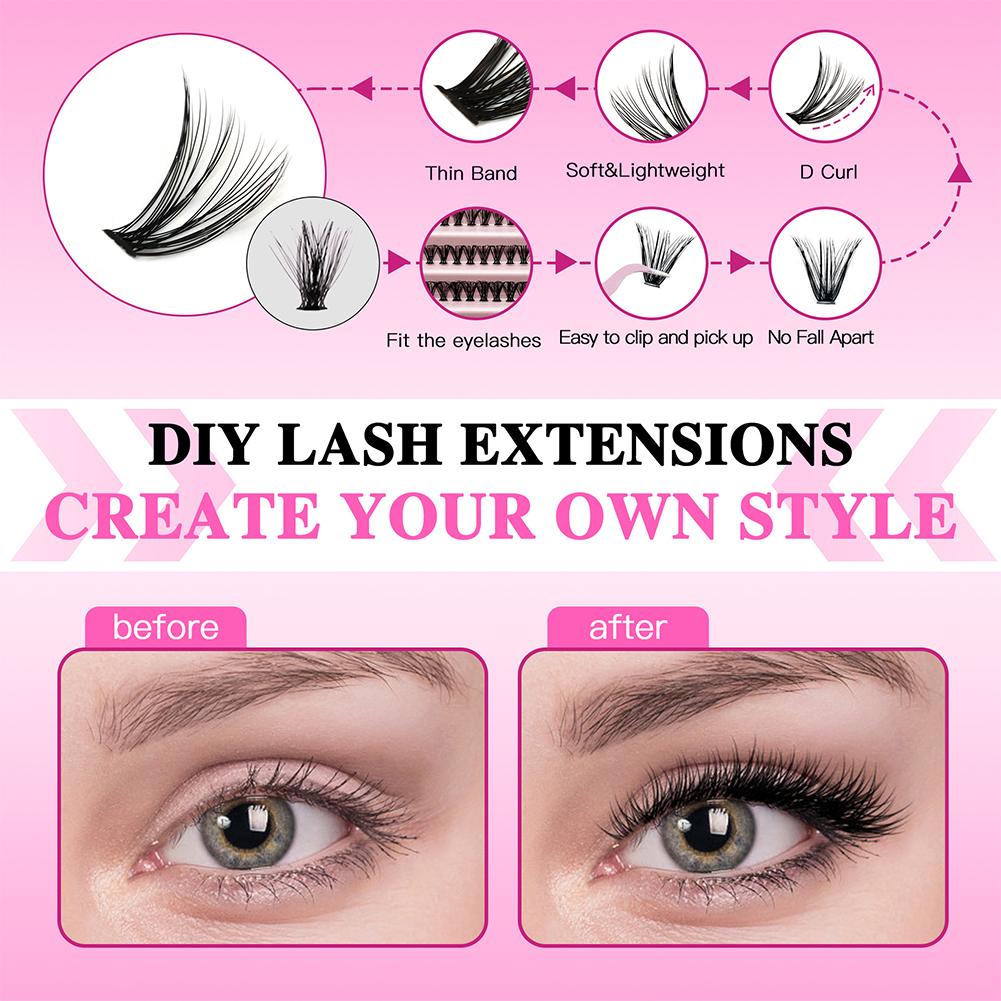 DIY False Lashes Set 30D 40D 5 – Eyelash Extension Full Set Bewertung und Preis