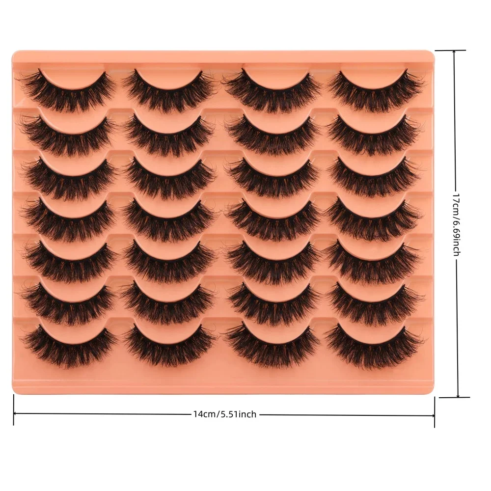 14 Pairs Natural Look Faux Min – Eyelash Extension Volume Cat Eye Bewertung und Preis