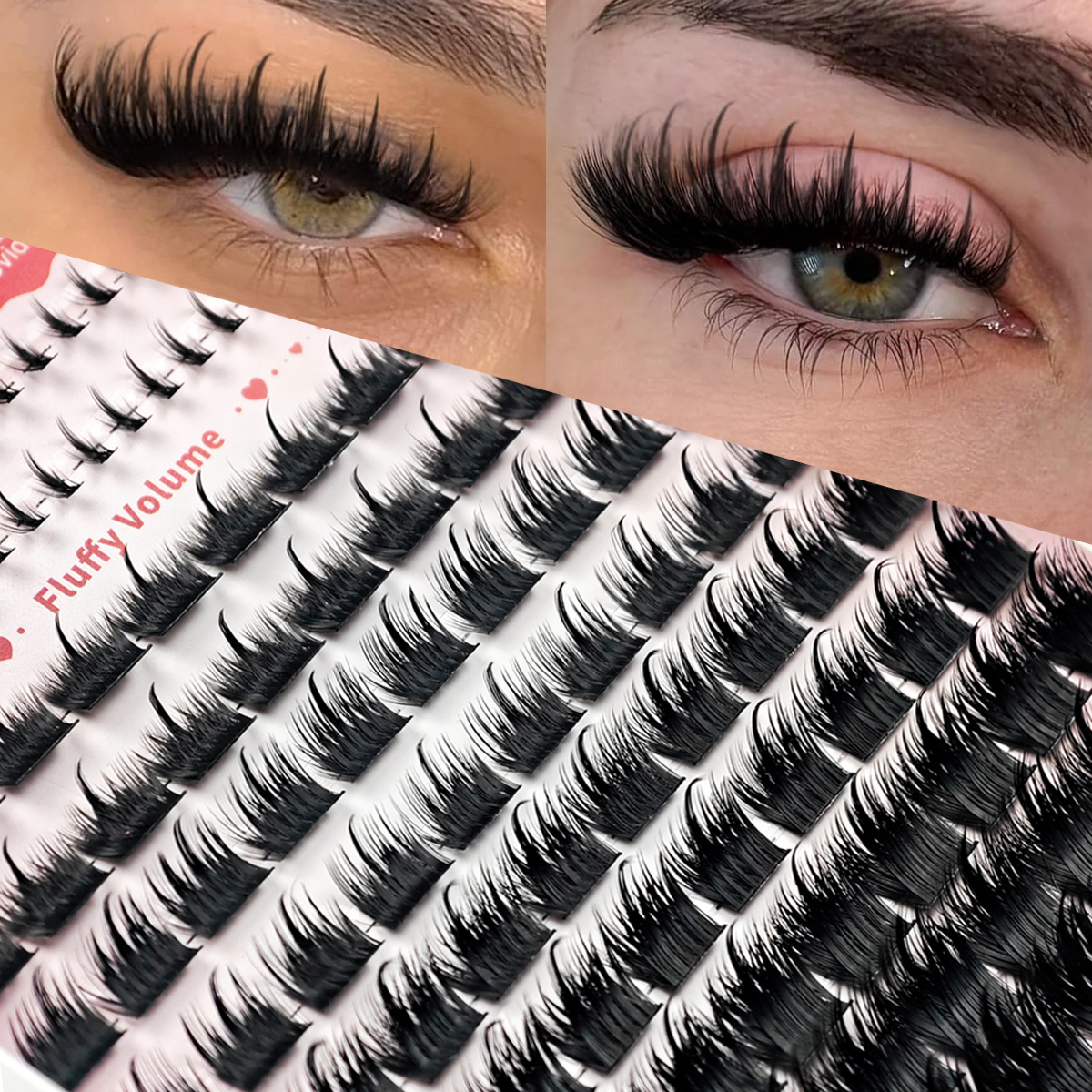 ANLINNET Lashes Cluster DIY La – Eyelash Extension Volume Cat Eye Bewertung und Preis
