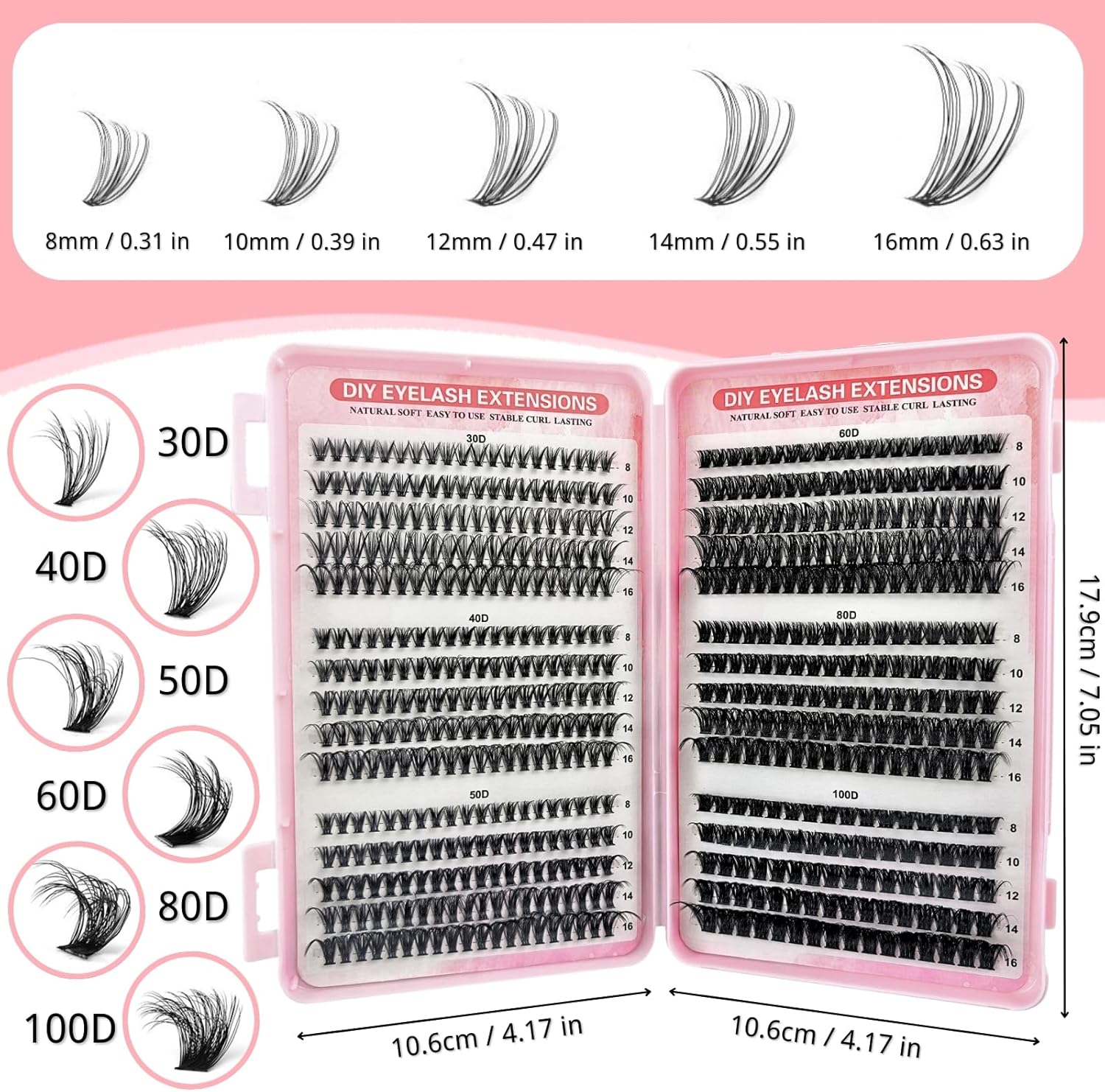 Eyelash Extensions Individual  – Eyelash Extension Hybrid Bewertung und Preis