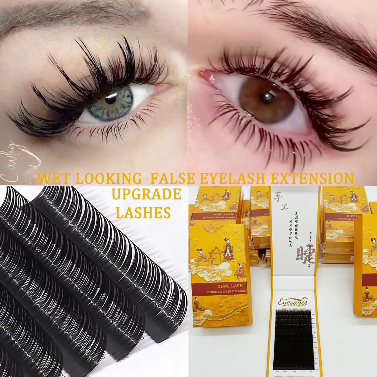 Domi Wet Look A Shape Autumn W – Eyelash Extension Wet Look Bewertung und Preis