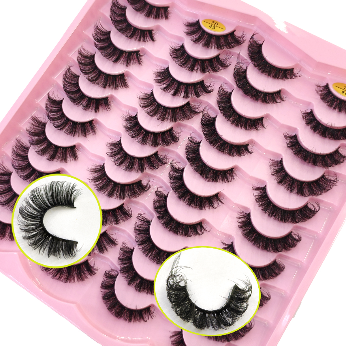 New 20 pairs natural long 3D m – Eyelash Extension Full Set Bewertung und Preis