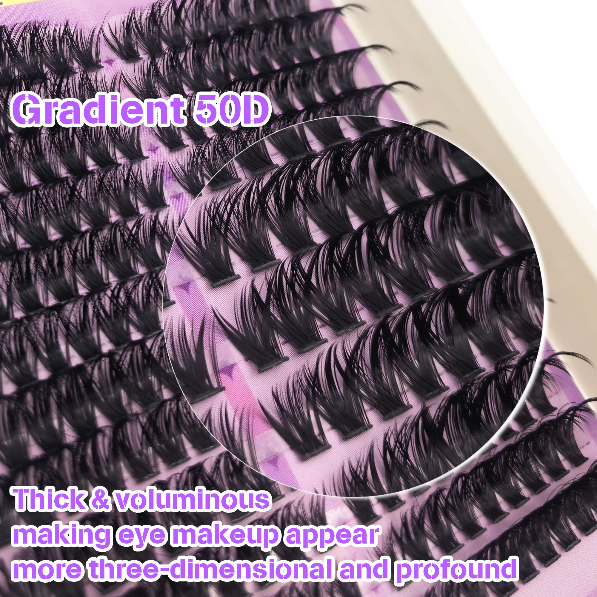 216-Cluster Curled & Thick 3 D – Eyelash Extension Volume Bewertung und Preis
