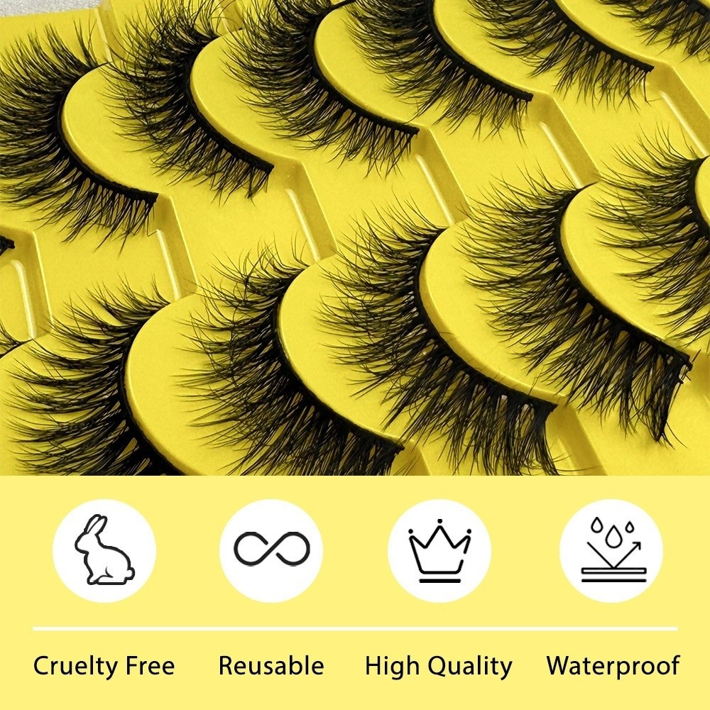 10Pairs New 3D Dramatic False  – Eyelash Extension Volume Cat Eye Bewertung und Preis