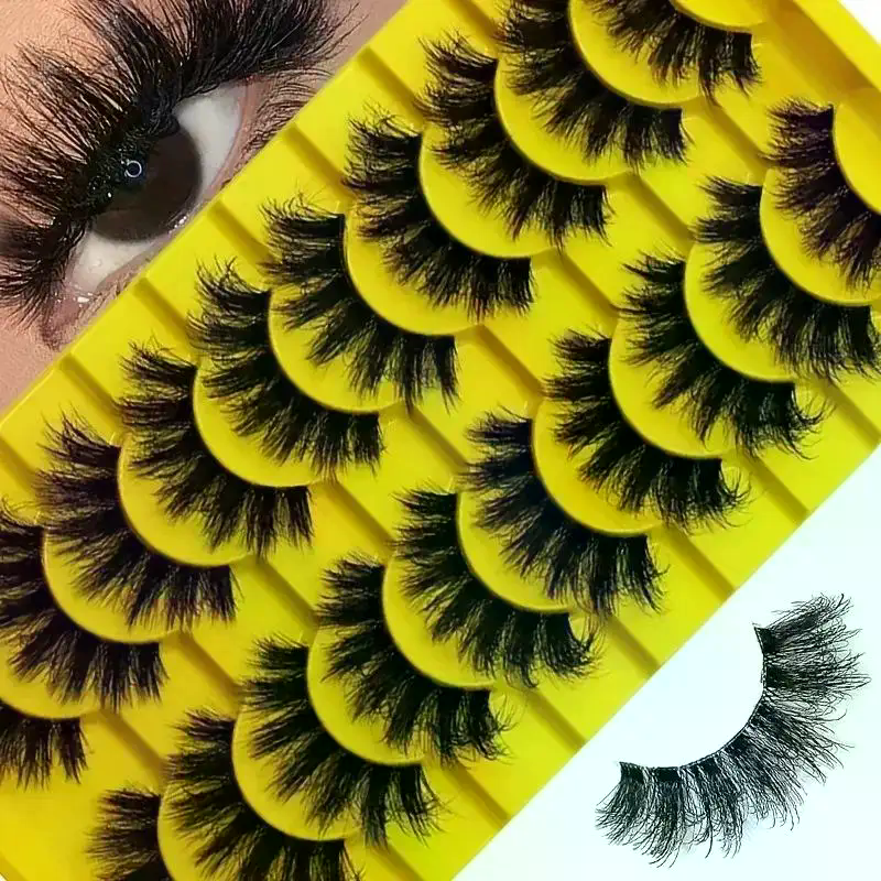 10 Pairs Eye Eyelashes 5D Fluf – Eyelash Extension Look Bewertung und Preis