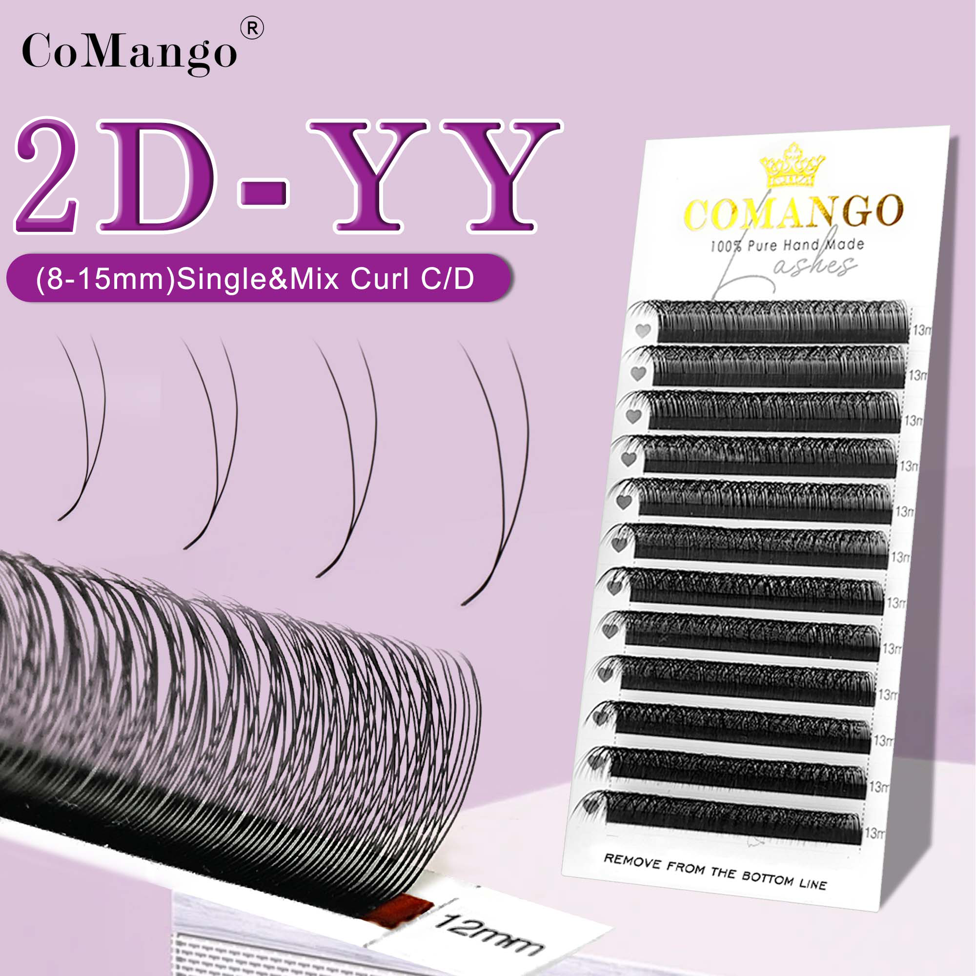 CoMango C/D Curl High Quality  – Eyelash Extension Hybrid Bewertung und Preis