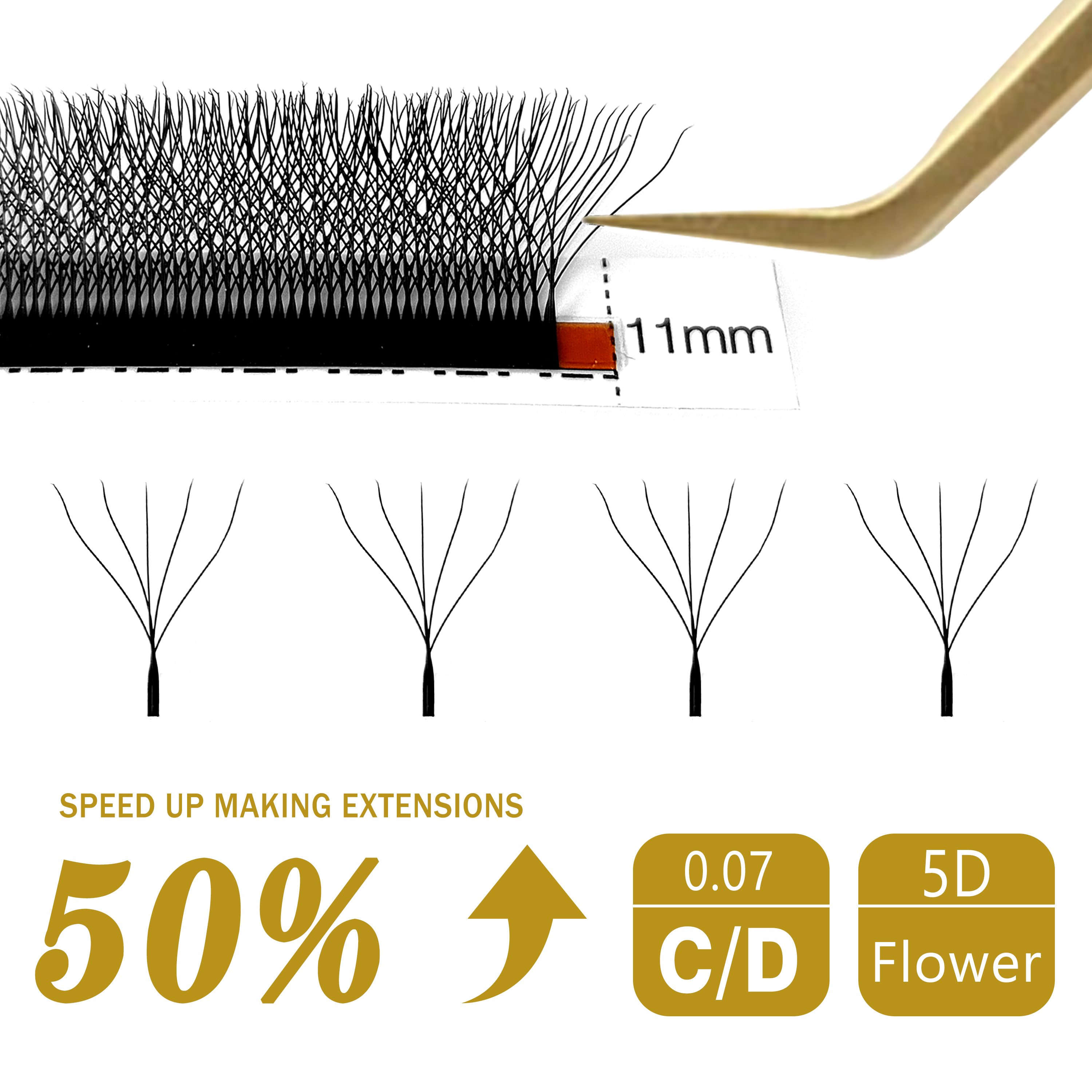 CoMango C/D Curl High Quality  – Eyelash Extension Hybrid Bewertung und Preis