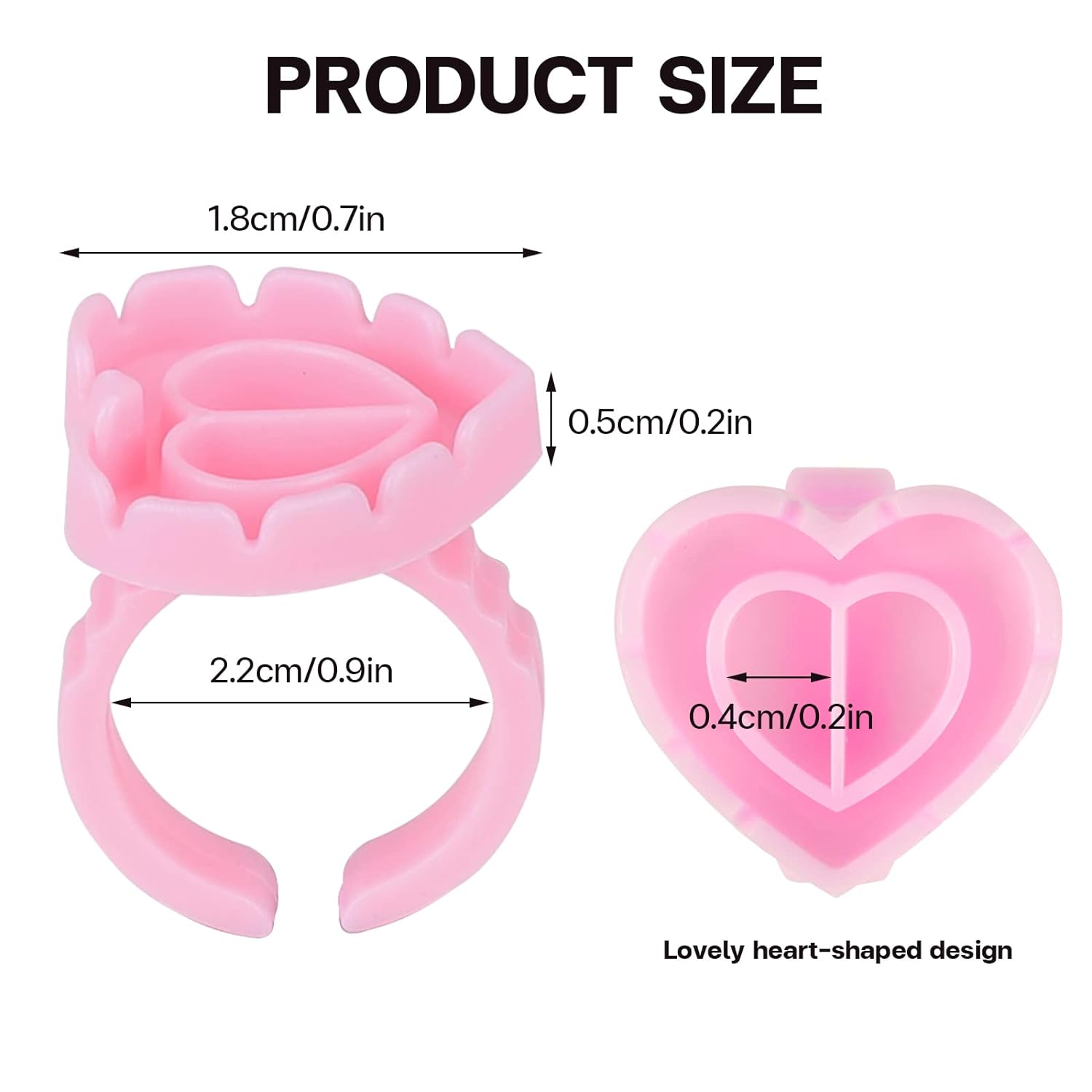 100 PCS Disposable Heart-shape – Lash Mapping Sticker Bewertung und Preis