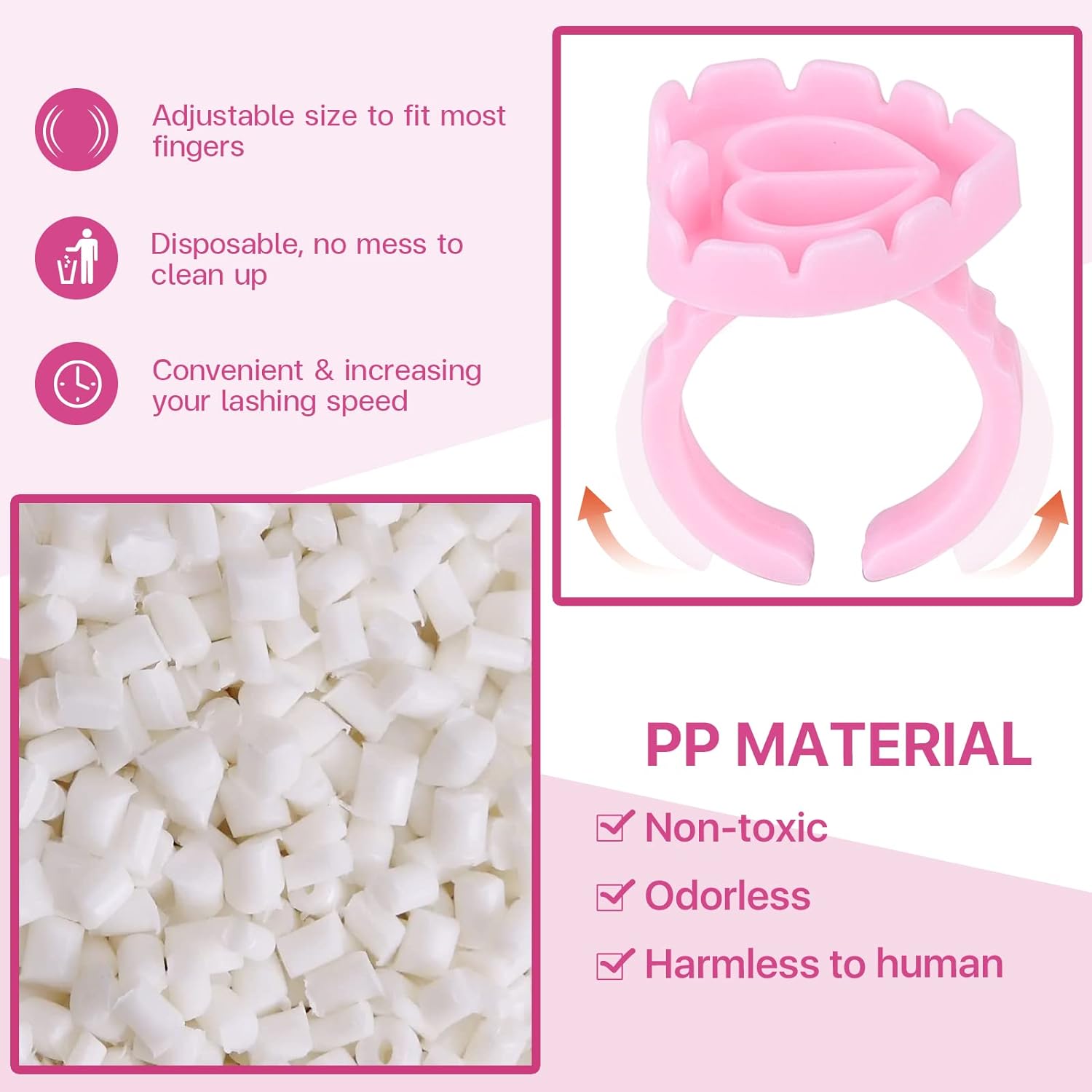 100 PCS Disposable Heart-shape – Lash Mapping Sticker Bewertung und Preis