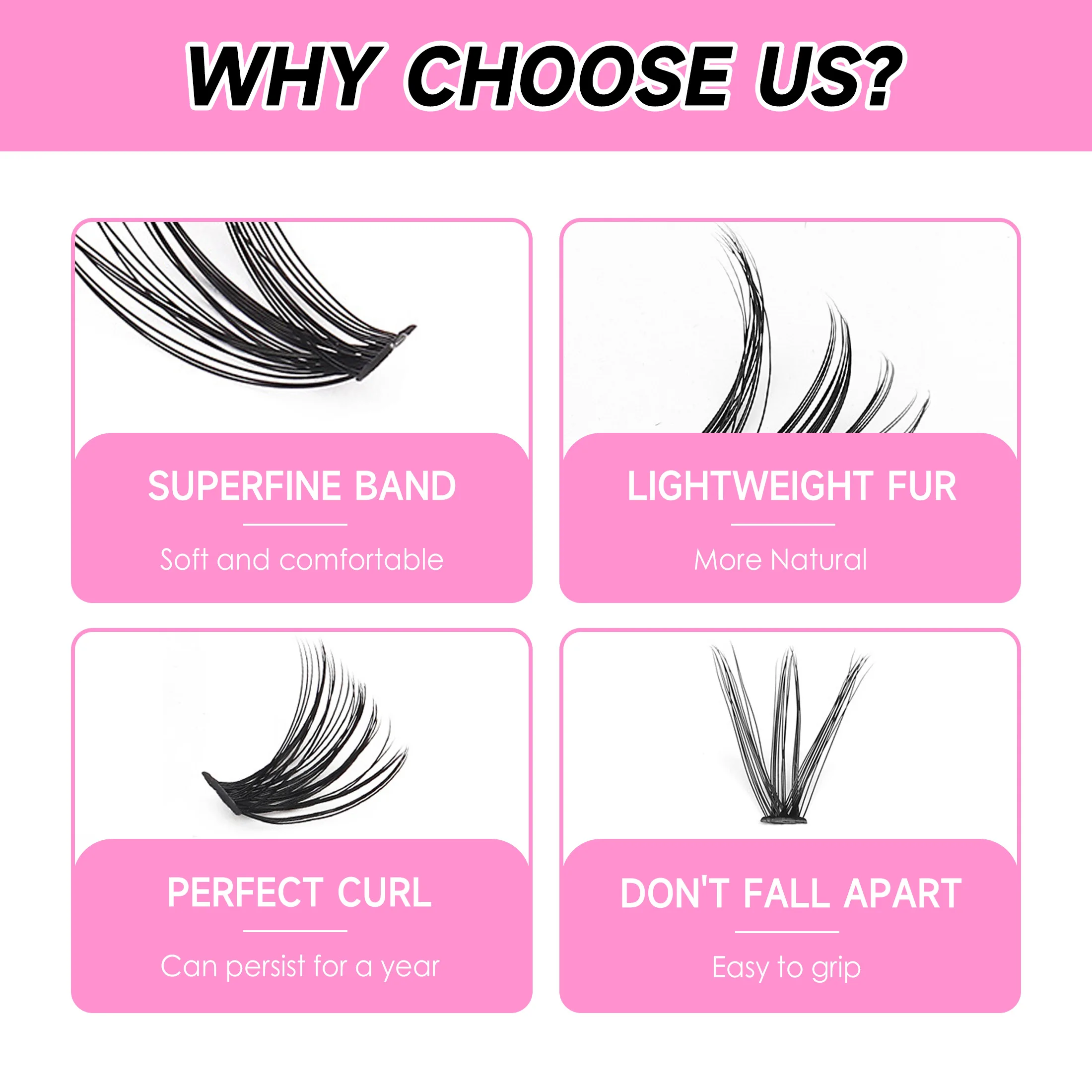 DIY Cluster Extension Lashes K – Eyelash Extension Full Set Bewertung und Preis