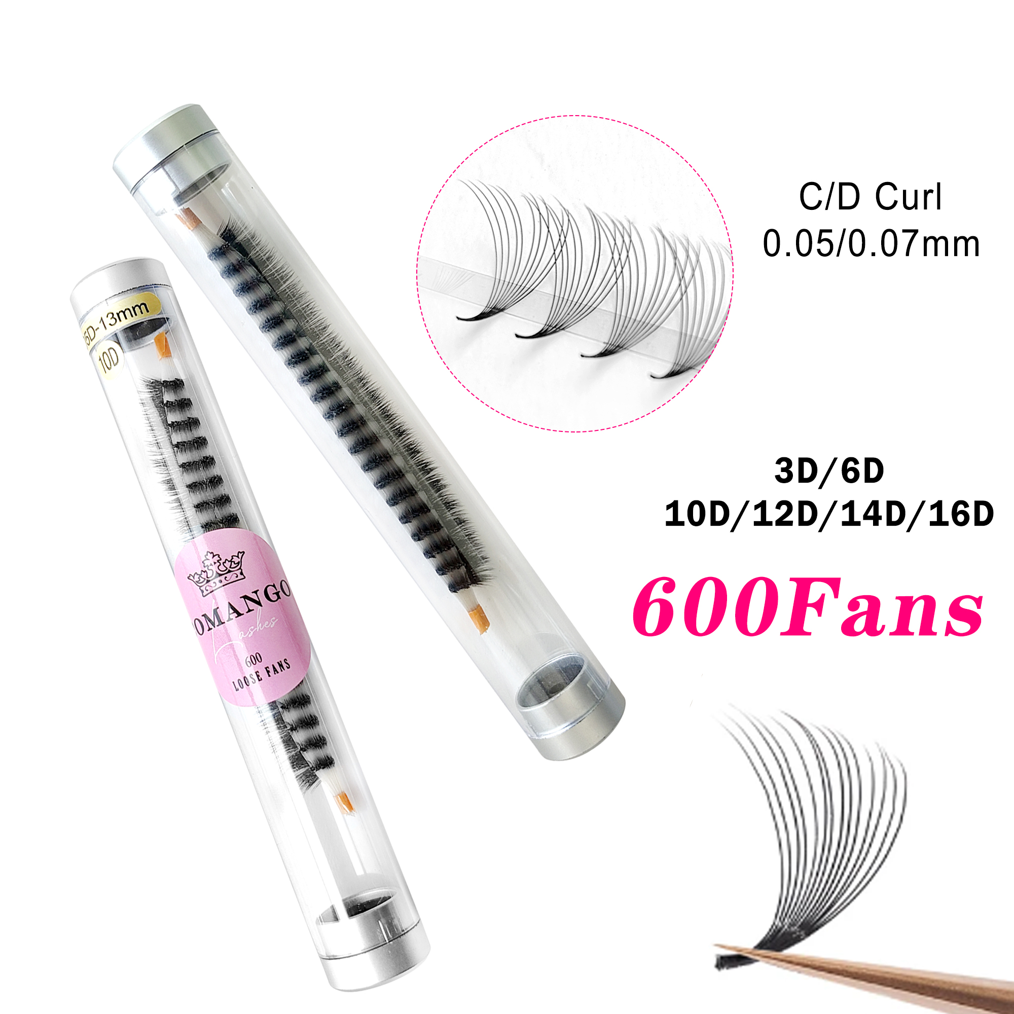 CoMango 600Fans Premade Volume – Eyelash Extension Volume Cat Eye Bewertung und Preis