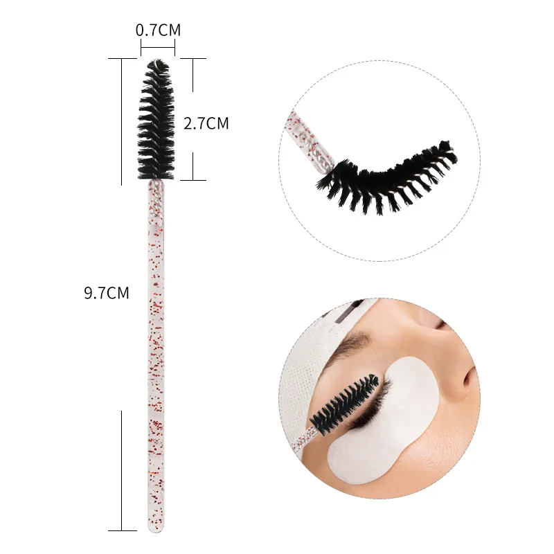 50pcs Eyelash Brushes Mascara  – Eyelash Extension Look Bewertung und Preis