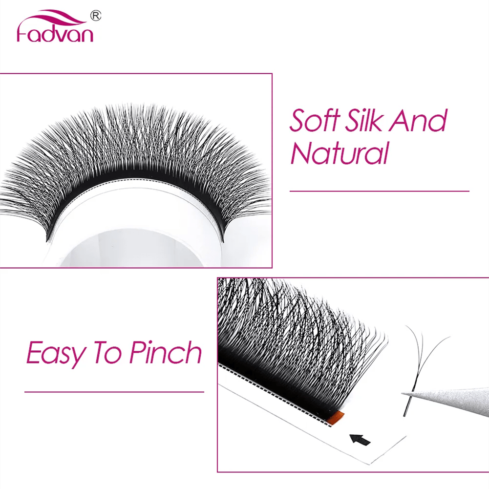 FADVAN W 3D 4D 5D 8-12/8-14mm  – Eyelash Extension Hybrid Bewertung und Preis