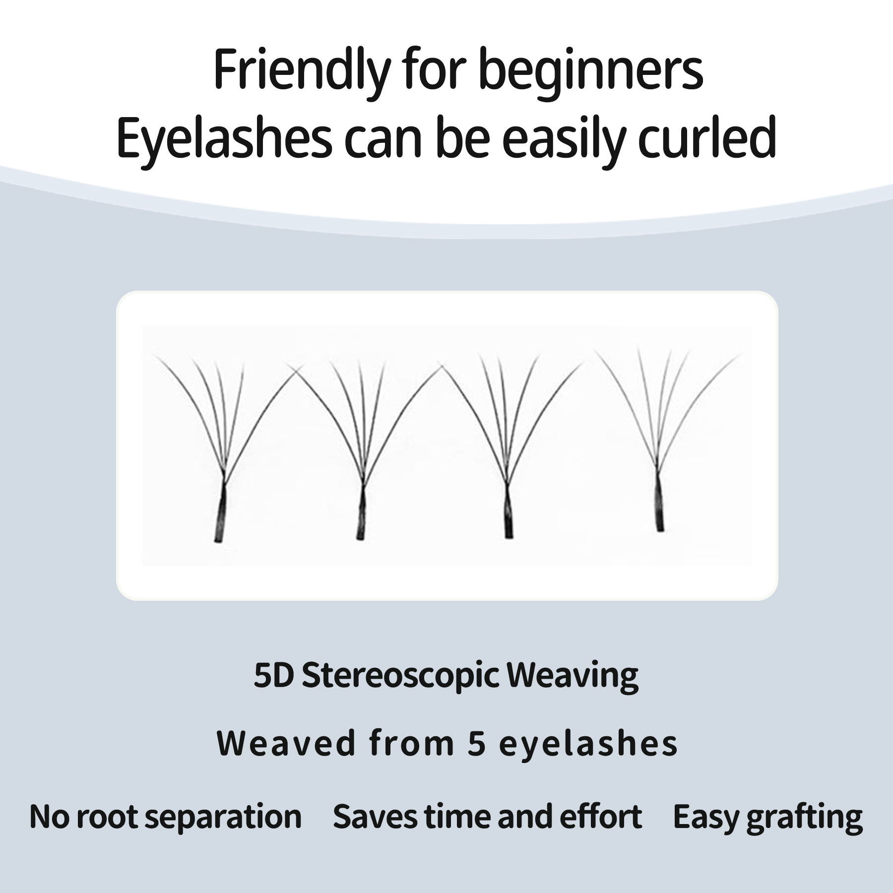 5D Hybrid Extension Eyelashes  – Eyelash Extension Hybrid Bewertung und Preis