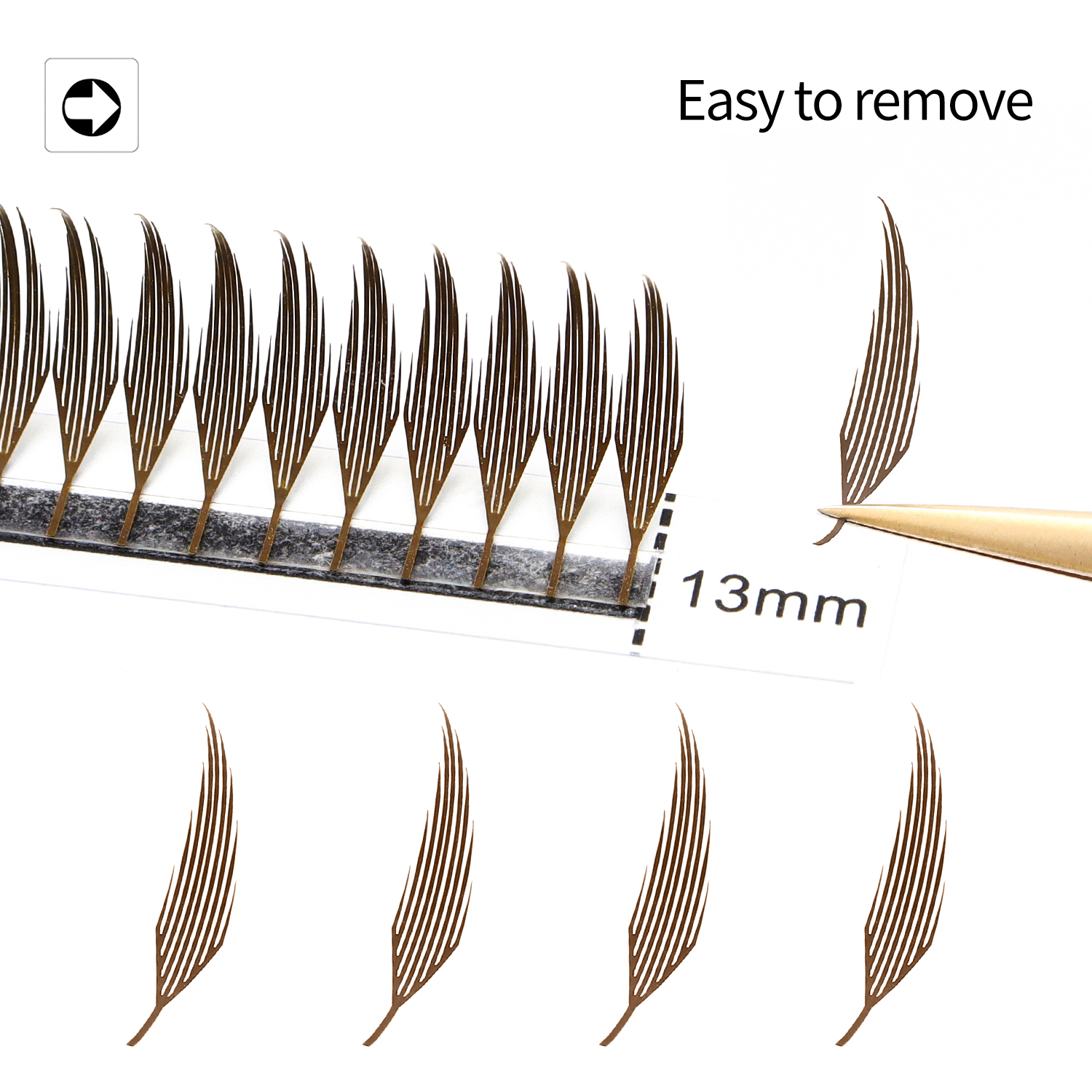 XIUSUZAKI Brown Comic Spire La – Eyelash Extension Wet Look Bewertung und Preis
