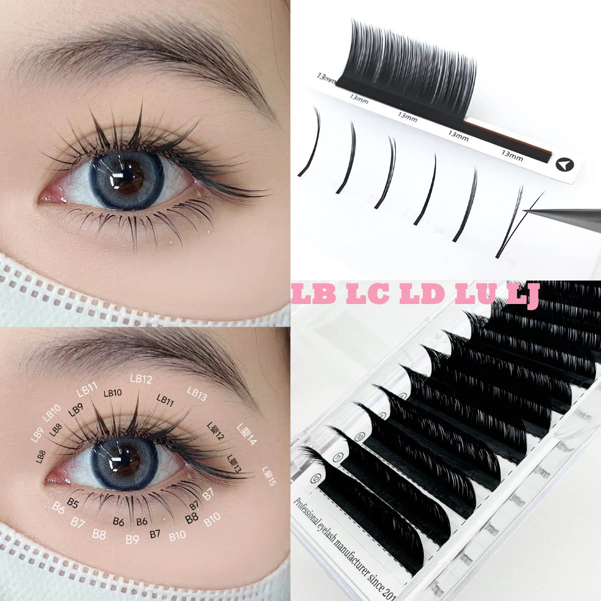 Camellia False Eyelashes LC LB – Eyelash Extension Wet Look Bewertung und Preis