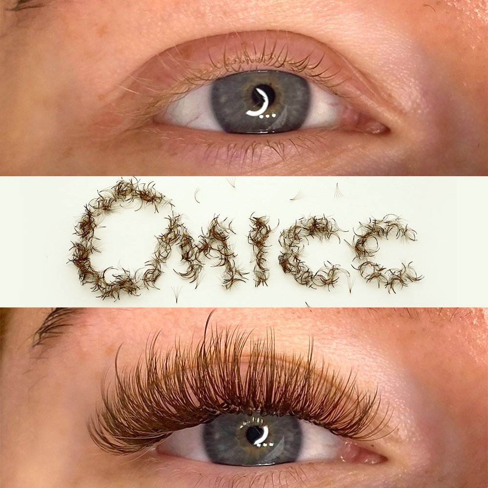 1000 Fans PBT Hybrid Brown Pre – Eyelash Extension Hybrid Bewertung und Preis