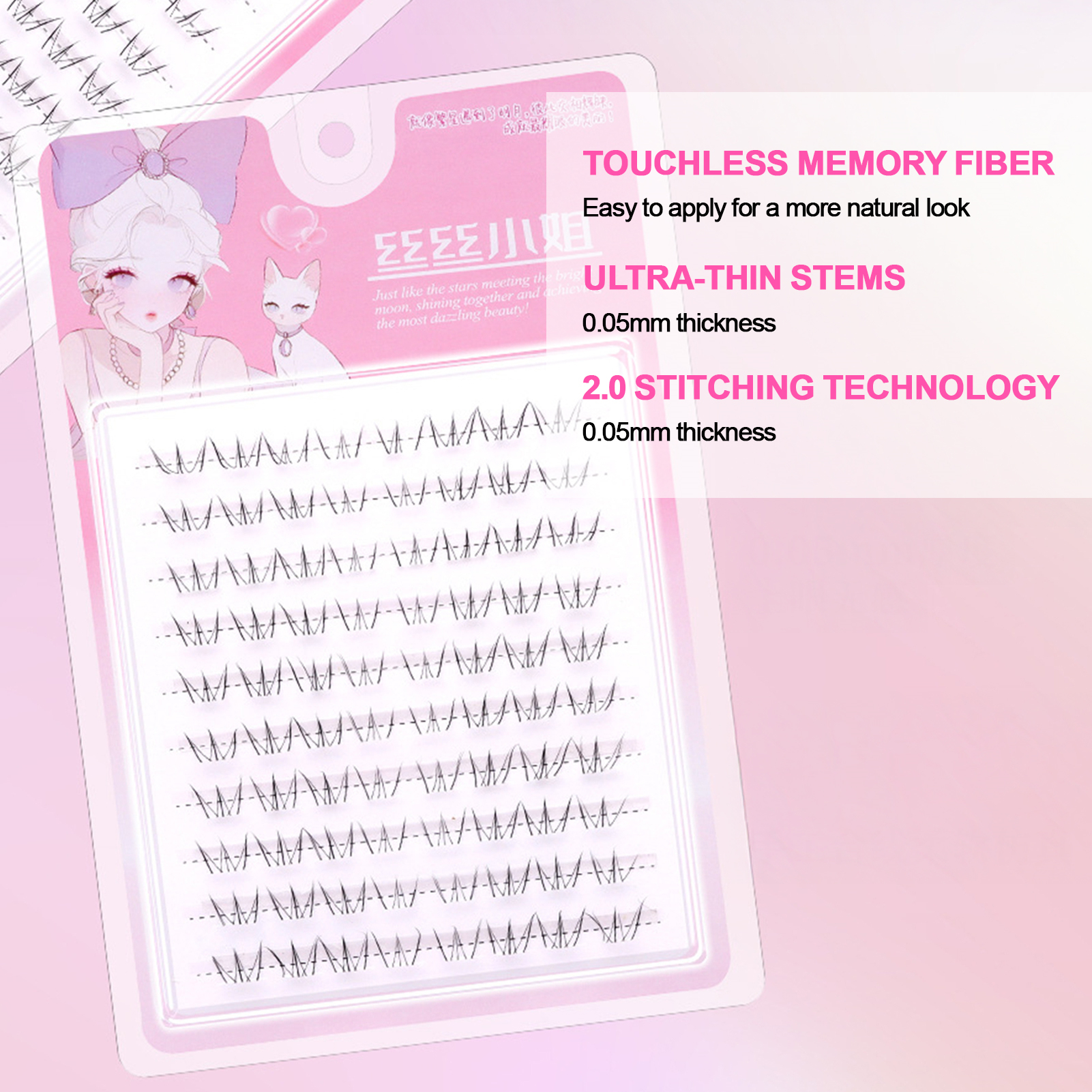 10rows Cat Eye Anime Lower Fal – Eyelash Extension Volume Cat Eye Bewertung und Preis