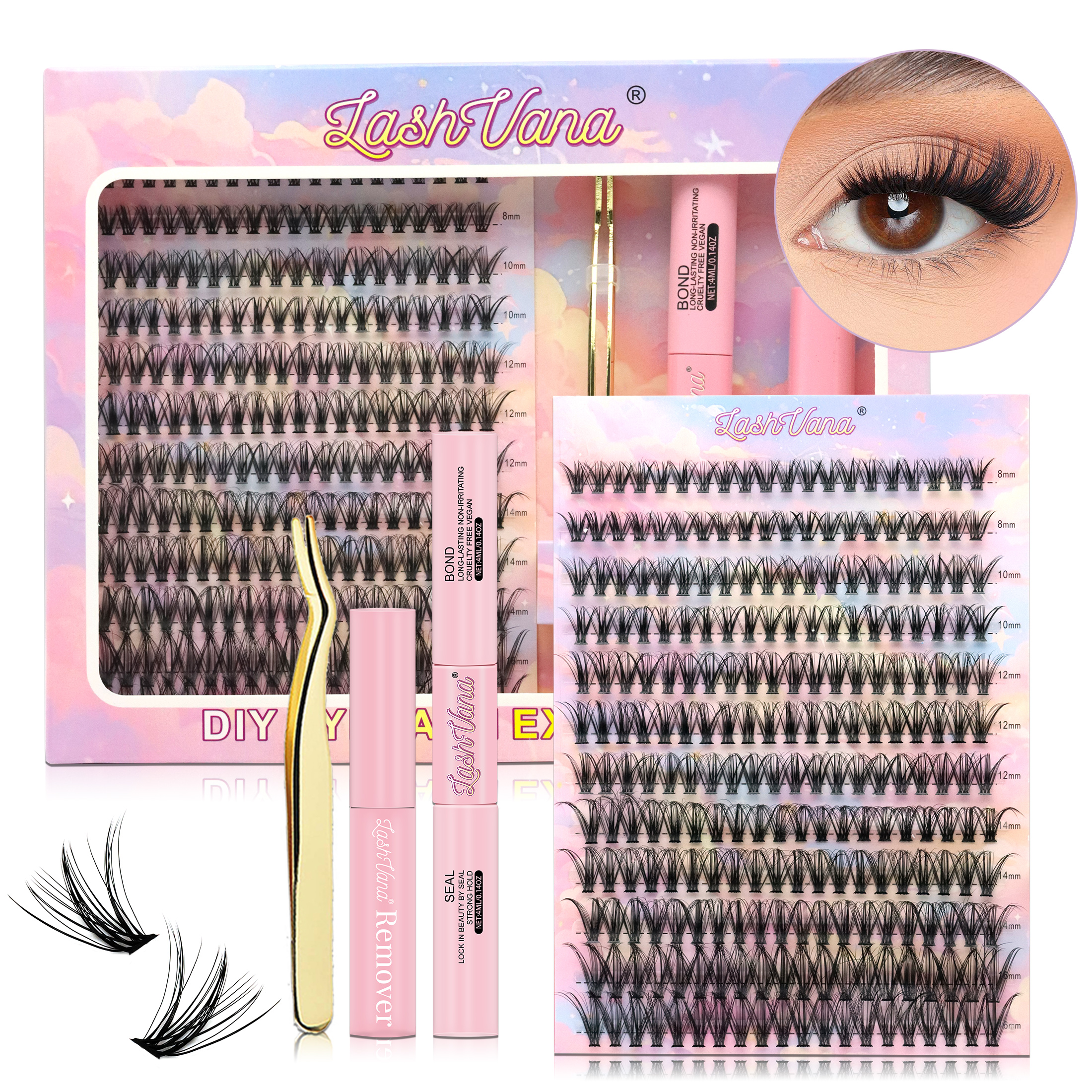 DIY Lashes Extension Kit Eyela – Eyelash Extension Full Set Bewertung und Preis