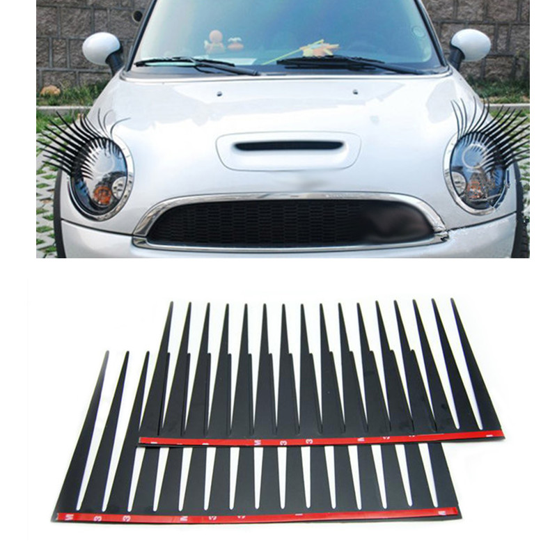 1pair Headlight Black Eyelash  – Lash Mapping Sticker Bewertung und Preis