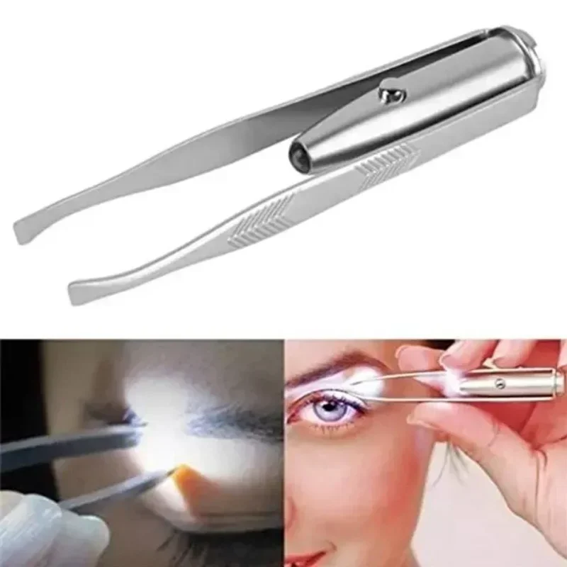 1/3Pcs Led Eyebrow Tweezers St – Eyelash Extension Led Bewertung und Preis