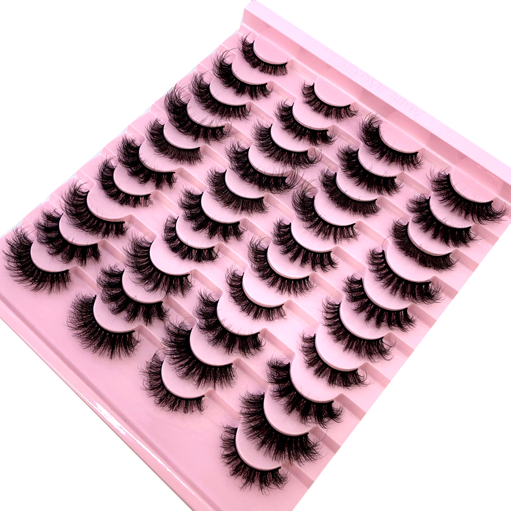 New mixed 20pairs 5D Fluffy Ey – Eyelash Extension Volume Cat Eye Bewertung und Preis