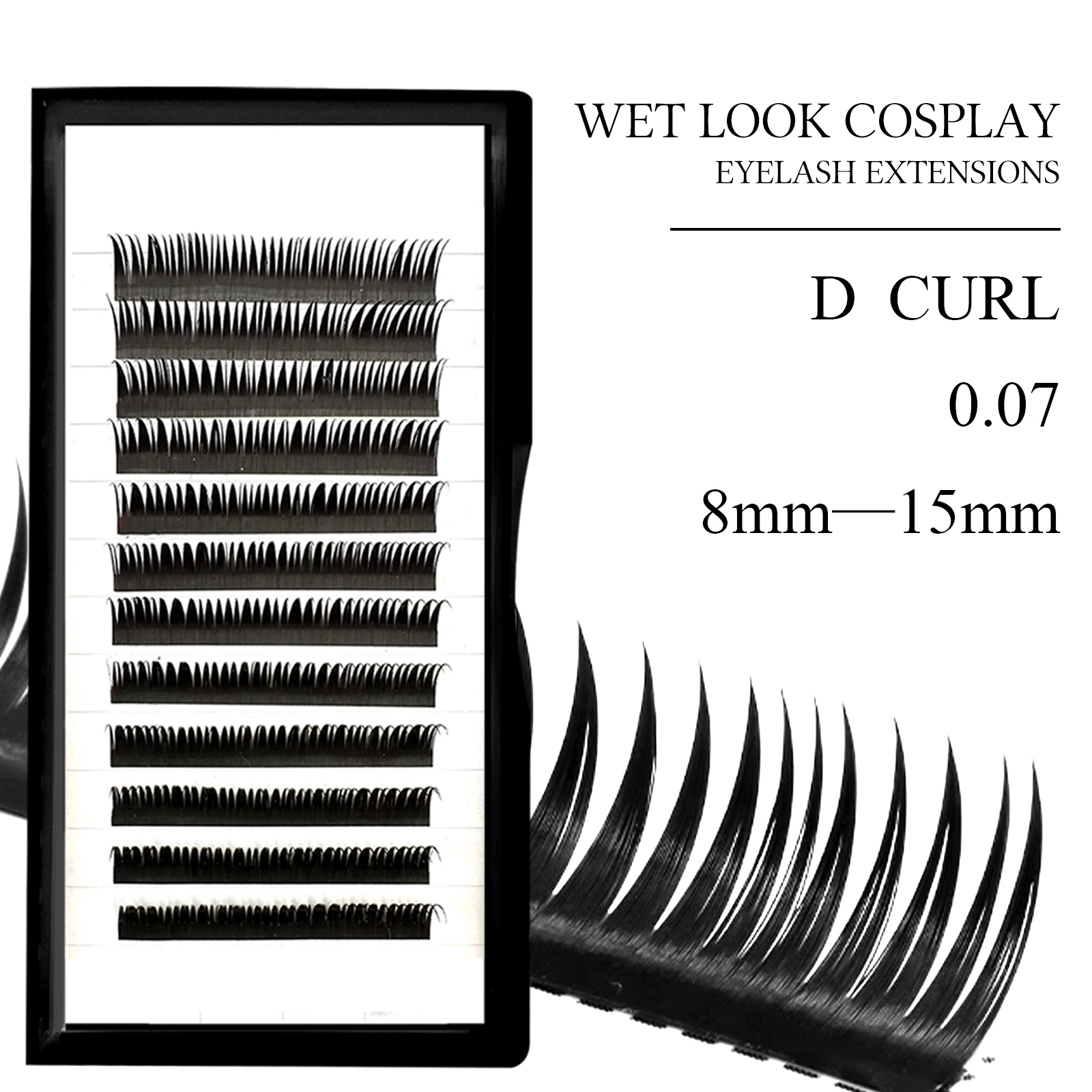 Wet look Cosplay Eyelash Exten – Eyelash Extension Wet Look Bewertung und Preis