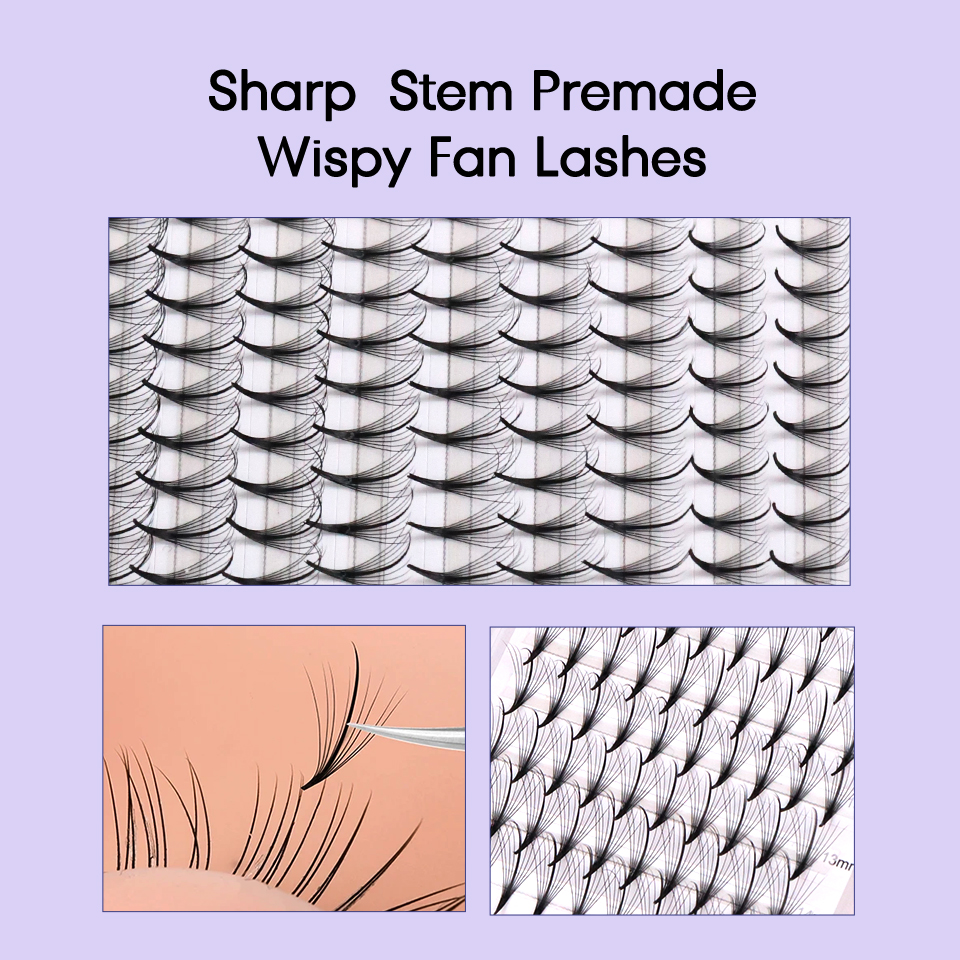Aguud 3D 5D 7D 9D Wispy Prefab – Eyelash Extension Hybrid Bewertung und Preis