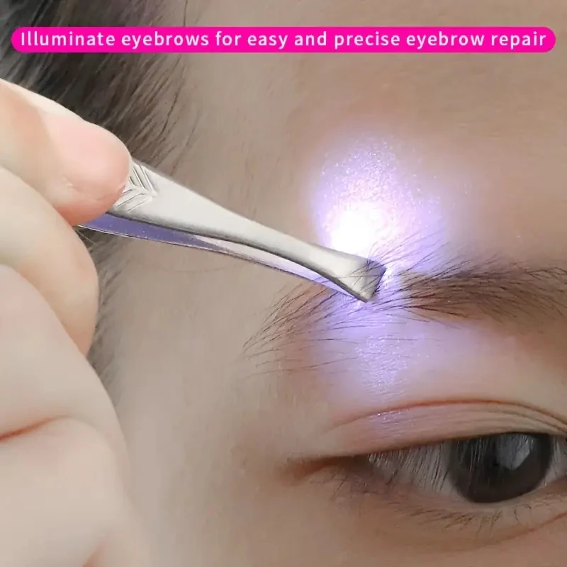 1/2pcs Eyebrow Tweezer with LE – Eyelash Extension Led Bewertung und Preis