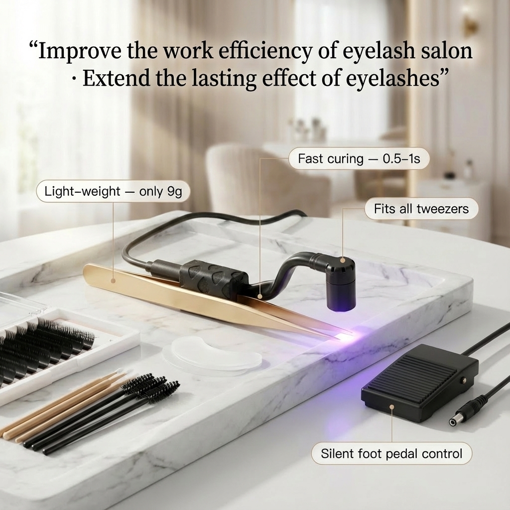 UV Lash Tweezers Light 2W Heat – Video Eyelash Extension Bewertung und Preis