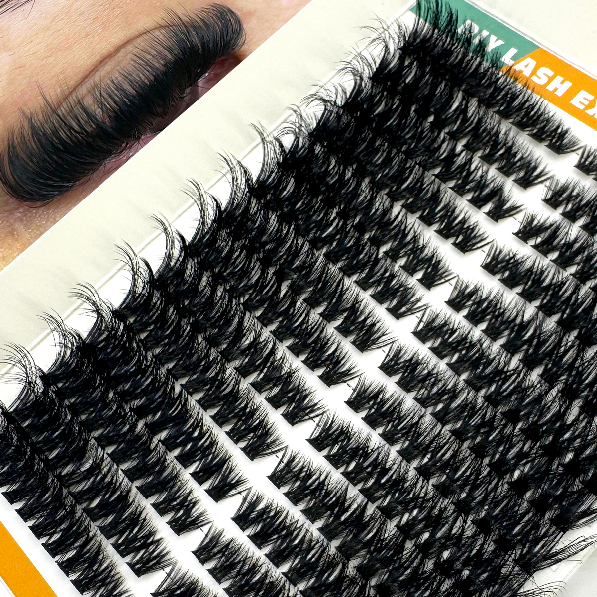 14Rows 80D Fluffy Lash Cluster – Eyelash Extension Volume Cat Eye Bewertung und Preis