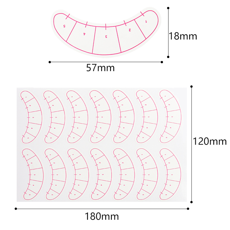 70 Pairs Eyelash Mapping Stick – Lash Mapping Sticker Bewertung und Preis