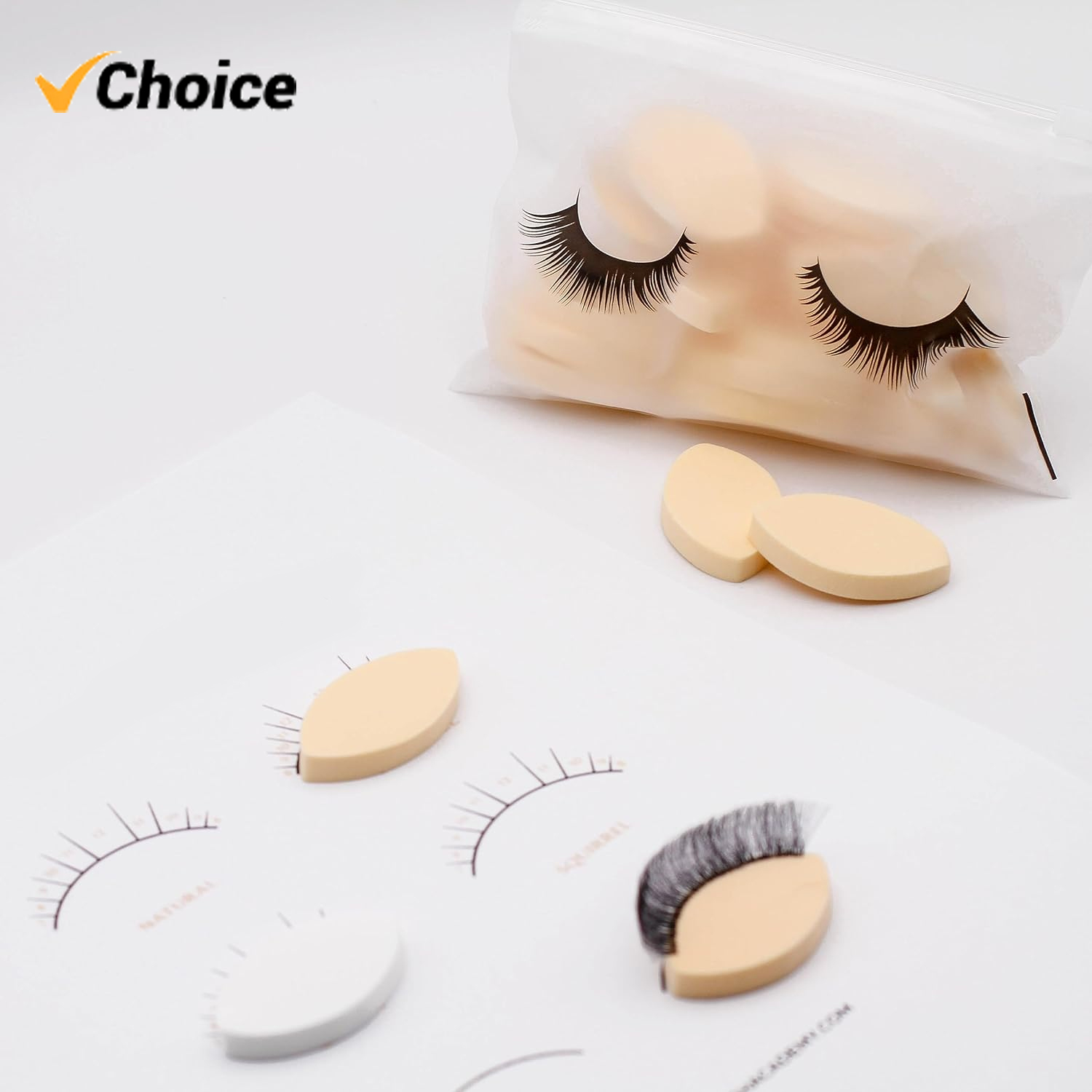 Beginner Lash Map Chart Wispy  – Lash Mapping Sticker Bewertung und Preis