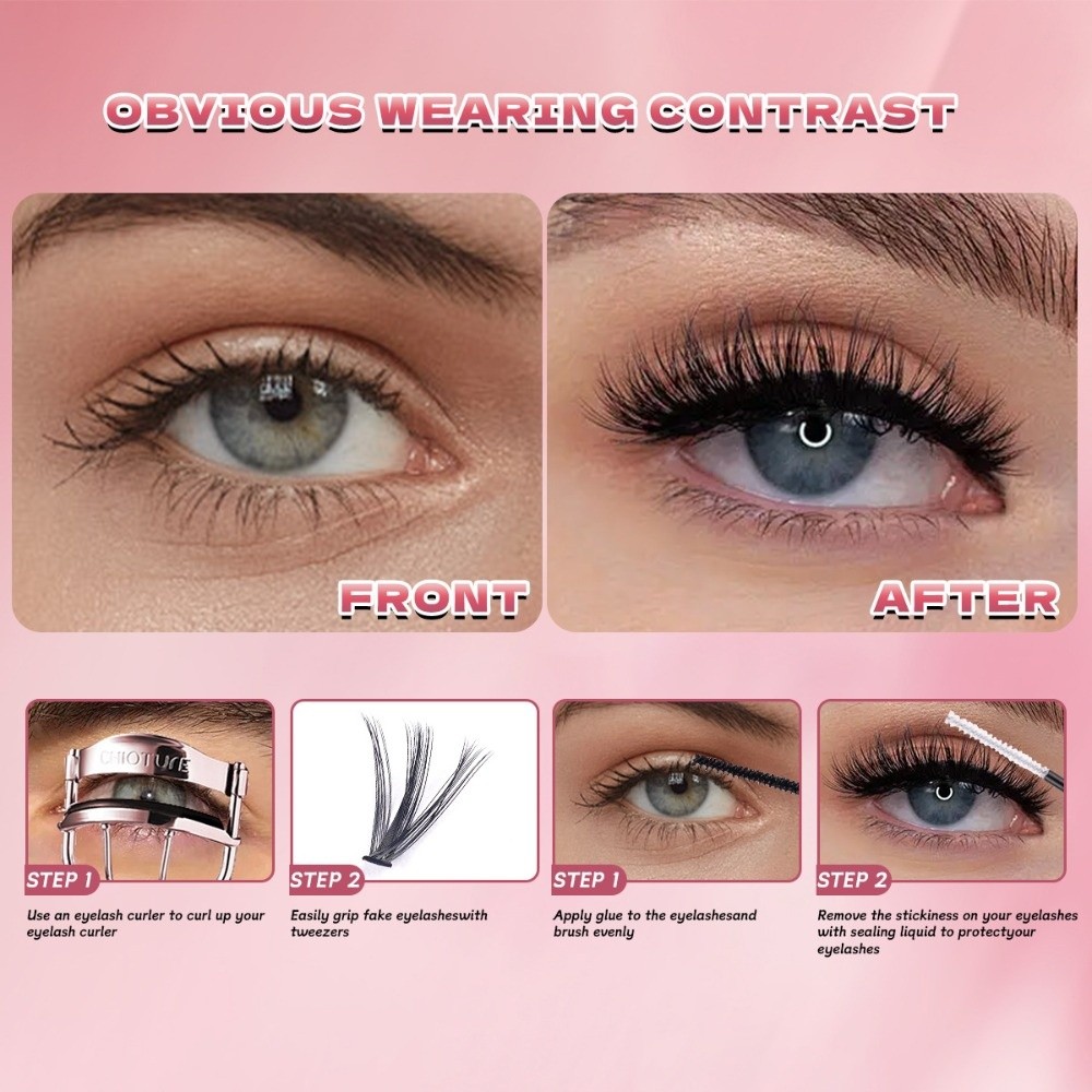 8-16mm Length False Eyelashes  – Eyelash Extension Look Bewertung und Preis