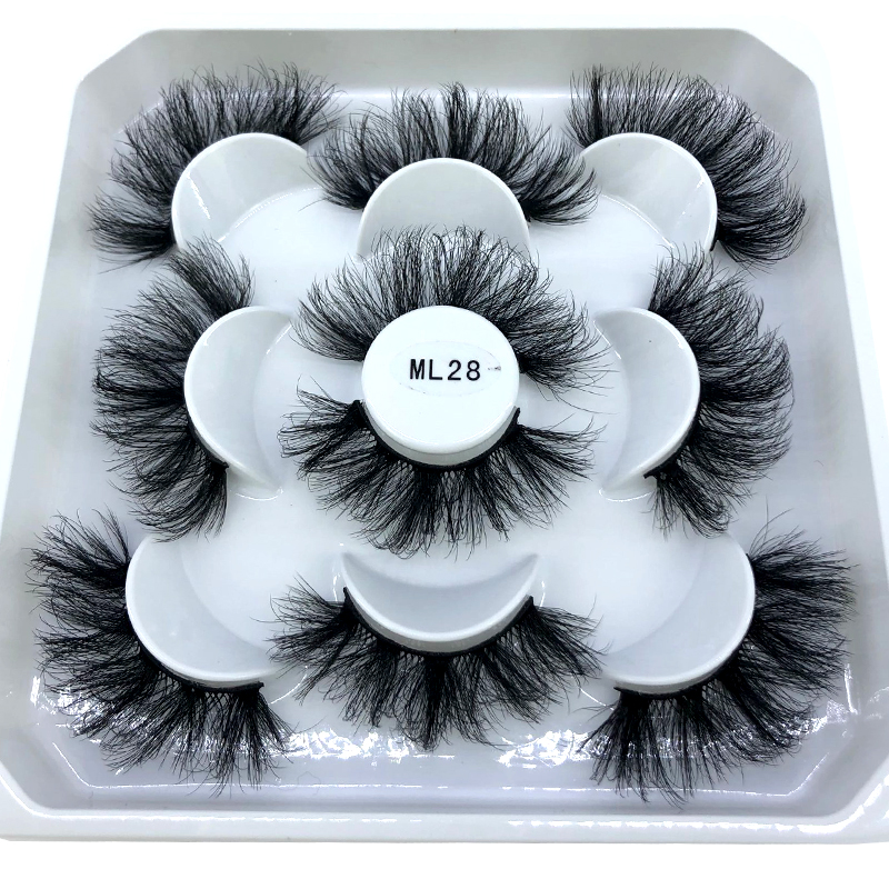 New 5 pairs 8-25mm natural 3D  – Eyelash Extension Full Set Bewertung und Preis