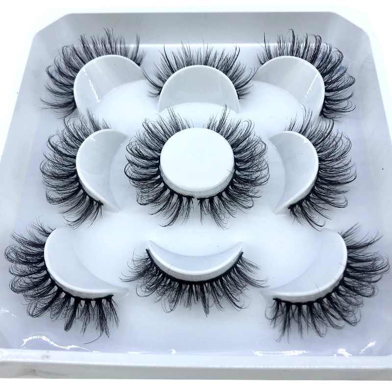 New 5 pairs 8-25mm natural 3D  – Eyelash Extension Full Set Bewertung und Preis