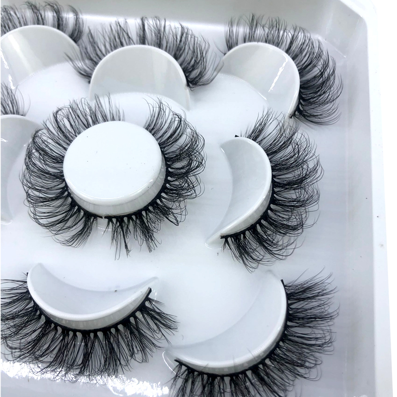 New 5 pairs 8-25mm natural 3D  – Eyelash Extension Full Set Bewertung und Preis