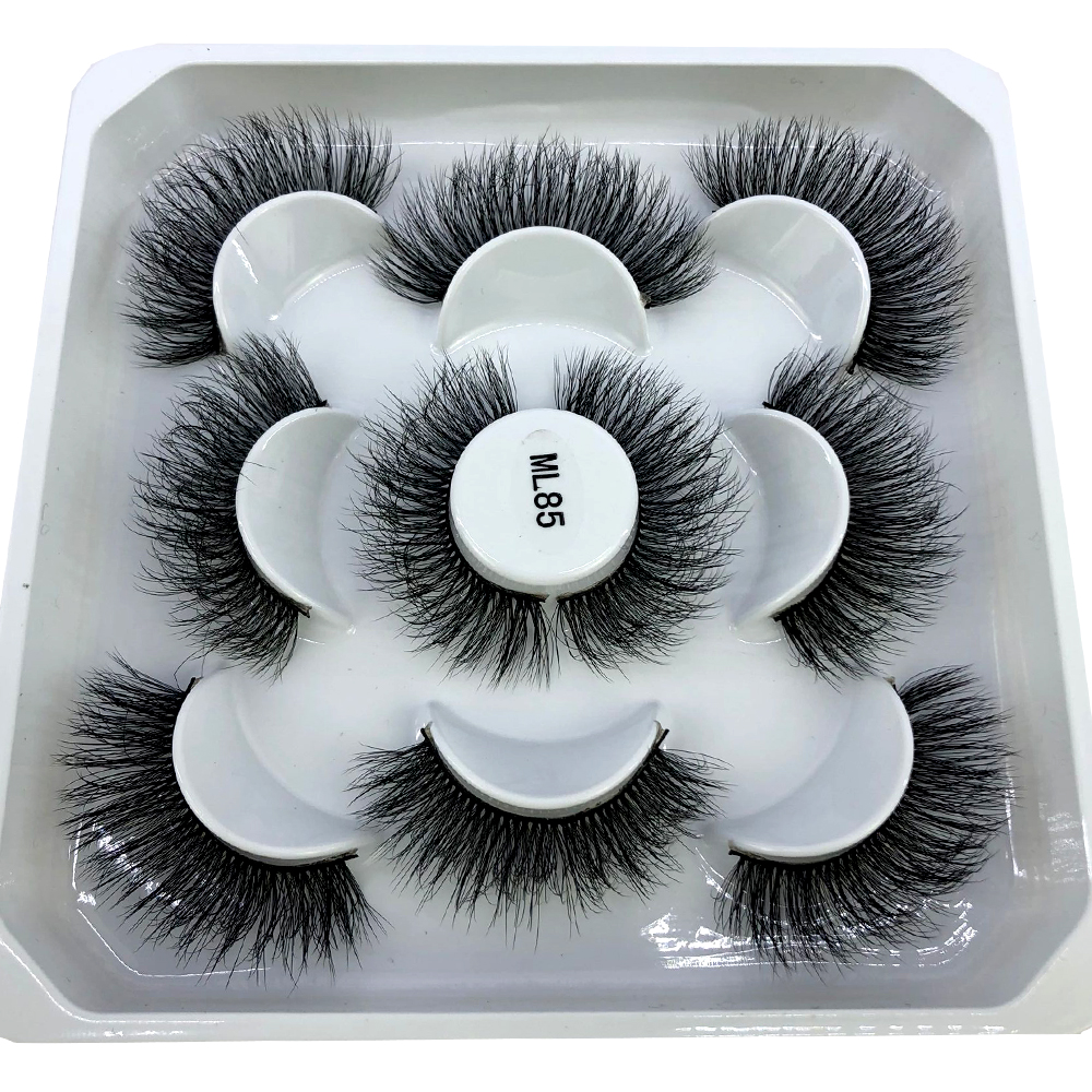 New 5 pairs 8-25mm natural 3D  – Eyelash Extension Full Set Bewertung und Preis