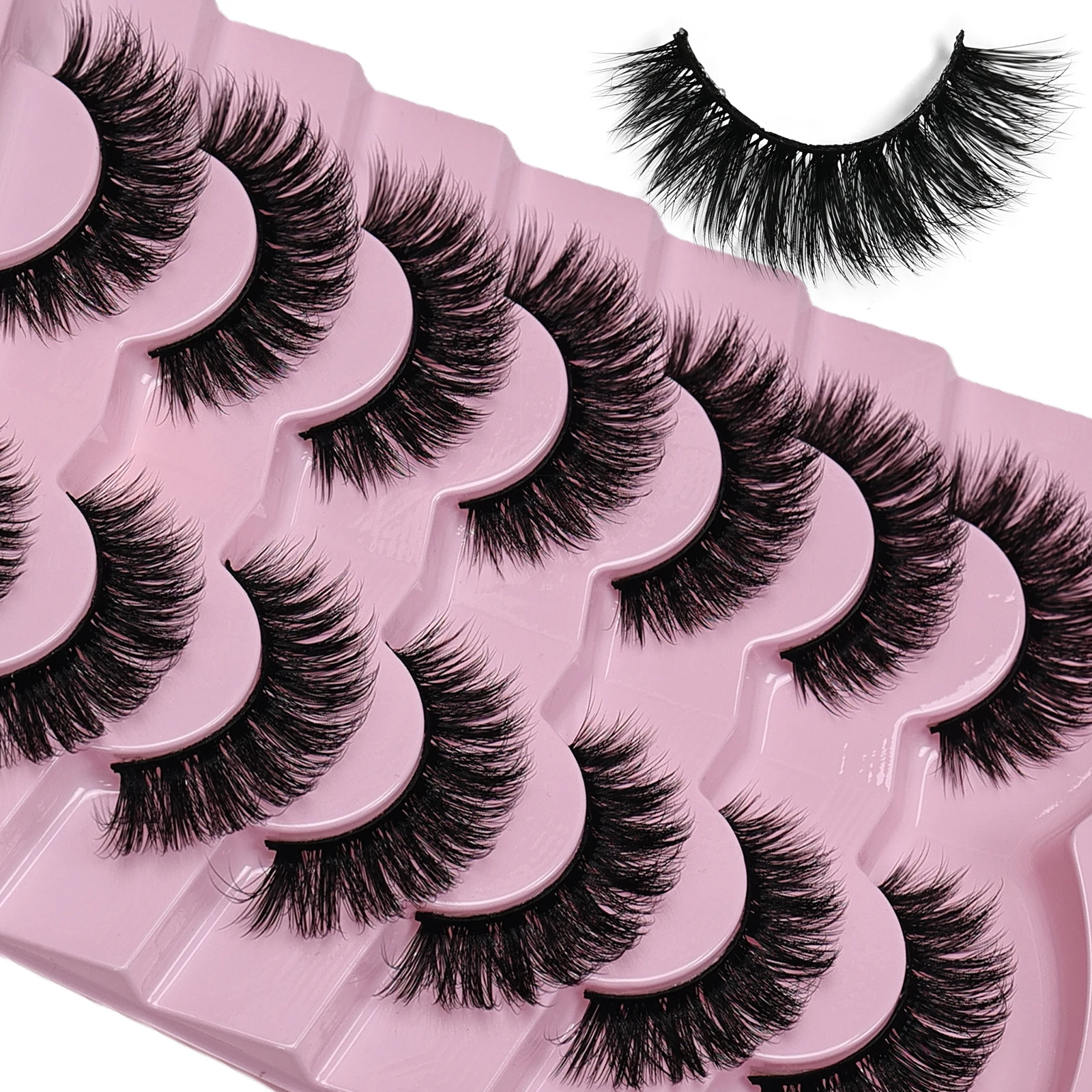 7 Pairs Cat Eye Lashes Volume  – Eyelash Extension Volume Cat Eye Bewertung und Preis