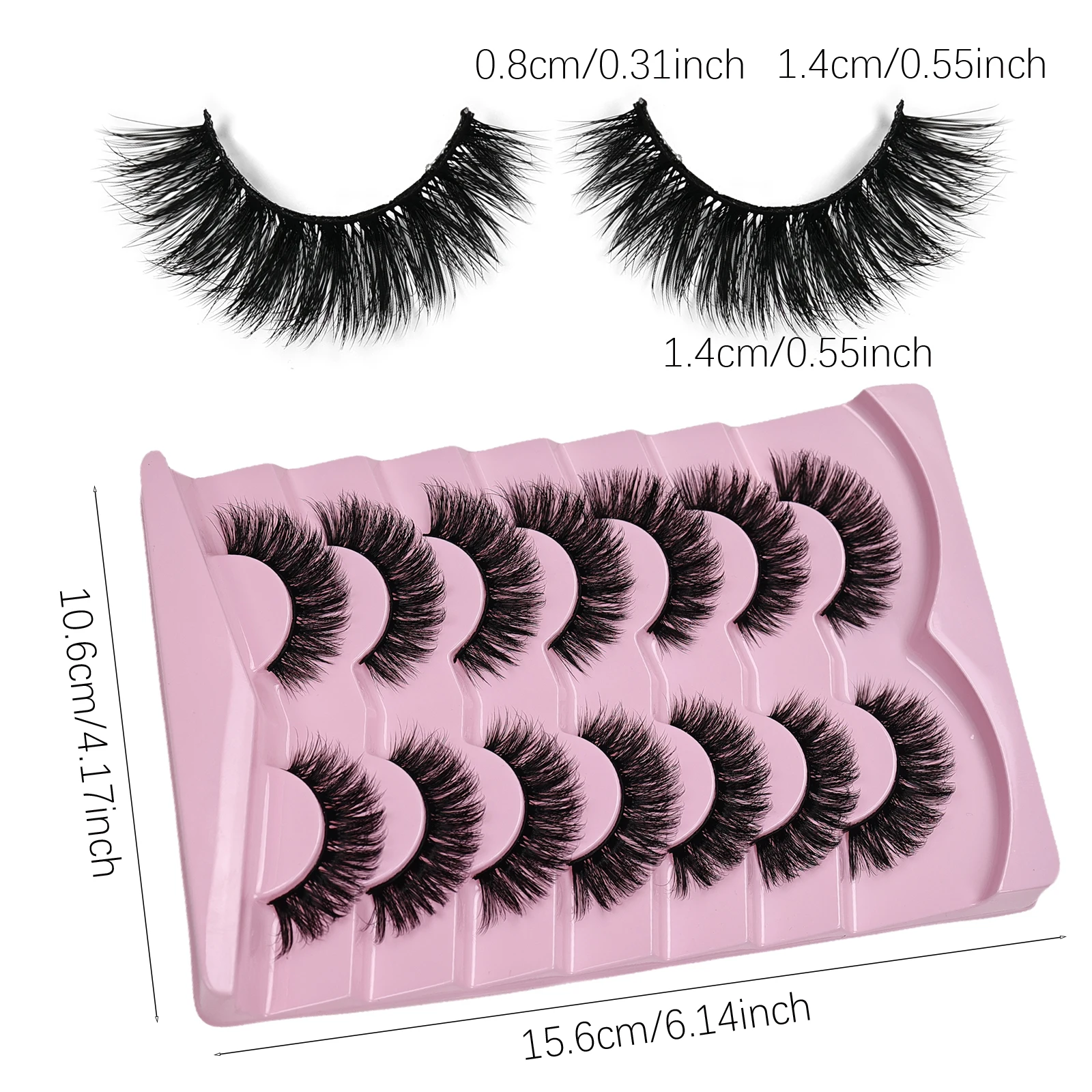 7 Pairs Cat Eye Lashes Volume  – Eyelash Extension Volume Cat Eye Bewertung und Preis